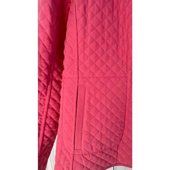 ESPIRIT VTG Quilted Floral Reversible Pink Jacket Sz Small - Picture 2 of 9